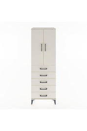 Hyperion Dolap 2 Raflı 5 Çekmeceli 2 Kapaklı 60x44x182 - S56M004V1B