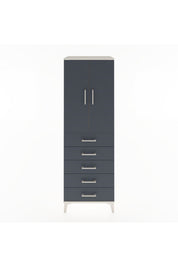 Hyperion Dolap 2 Raflı 5 Çekmeceli 2 Kapaklı 60x44x182 - S56M004V2B