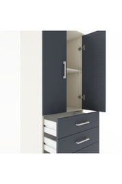 Hyperion Dolap 2 Raflı 5 Çekmeceli 2 Kapaklı 60x44x182 - S56M004V2B