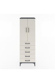 Hyperion Dolap 2 Raflı 5 Çekmeceli 2 Kapaklı 60x44x182 - S56M004V4B