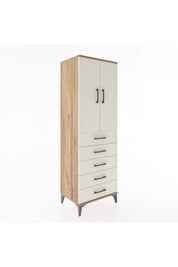 Hyperion Dolap 2 Raflı 5 Çekmeceli 2 Kapaklı 60x44x182 - S56M004V7B