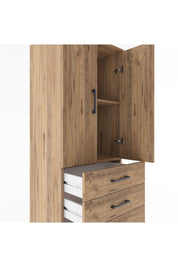 Hyperion Dolap 2 Raflı 5 Çekmeceli 2 Kapaklı 60x44x182 - S56M004V9B