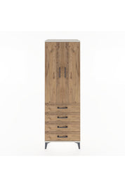 Hyperion Dolap 2 Raflı 4 Çekmeceli 2 Kapaklı 60x44x182 - S56M005V3B