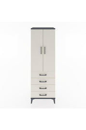 Hyperion Dolap 2 Raflı 4 Çekmeceli 2 Kapaklı 60x44x182 - S56M005V4B