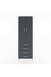 Hyperion Dolap 2 Raflı 4 Çekmeceli 2 Kapaklı 60x44x182 - S56M005V5B