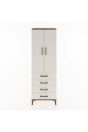 Hyperion Dolap 2 Raflı 4 Çekmeceli 2 Kapaklı 60x44x182 - S56M005V7B