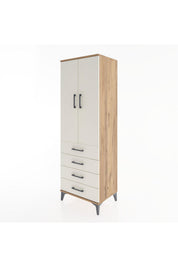 Hyperion Dolap 2 Raflı 4 Çekmeceli 2 Kapaklı 60x44x182 - S56M005V7B
