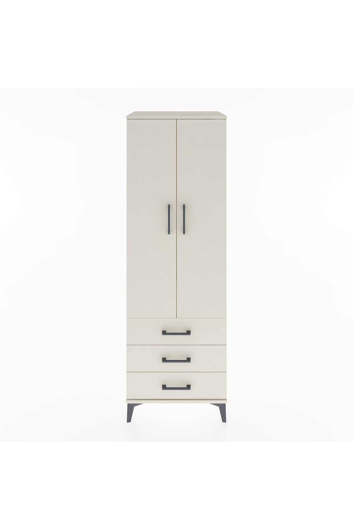 Hyperion Dolap 2 Raflı 3 Çekmeceli 2 Kapaklı 60x44x182 - S56M006V1B