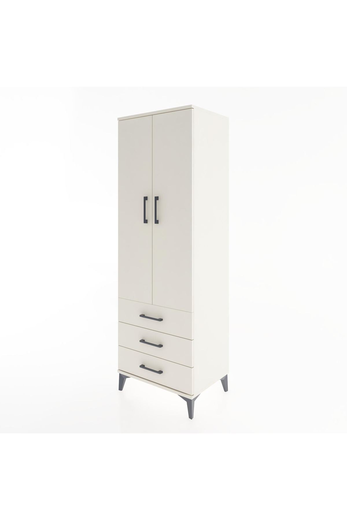Hyperion Dolap 2 Raflı 3 Çekmeceli 2 Kapaklı 60x44x182 - S56M006V1B