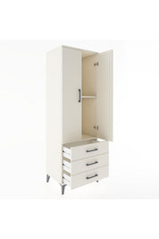 Hyperion Dolap 2 Raflı 3 Çekmeceli 2 Kapaklı 60x44x182 - S56M006V1B