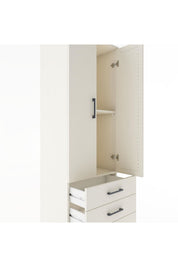Hyperion Dolap 2 Raflı 3 Çekmeceli 2 Kapaklı 60x44x182 - S56M006V1B