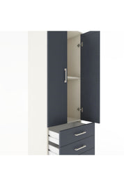 Hyperion Dolap 2 Raflı 3 Çekmeceli 2 Kapaklı 60x44x182 - S56M006V2B