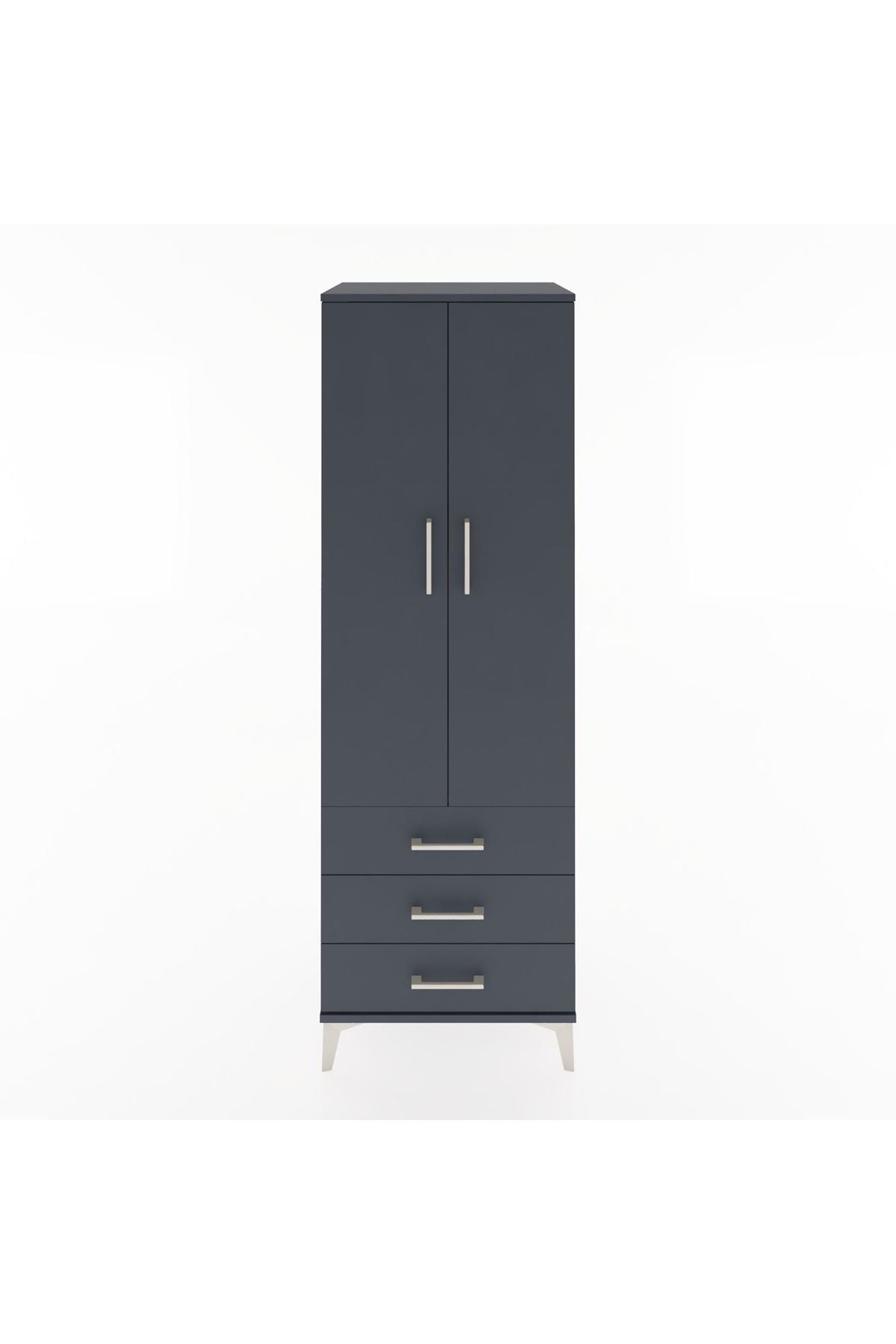 Hyperion Dolap 2 Raflı 3 Çekmeceli 2 Kapaklı 60x44x182 - S56M006V5B