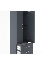 Hyperion Dolap 2 Raflı 3 Çekmeceli 2 Kapaklı 60x44x182 - S56M006V5B