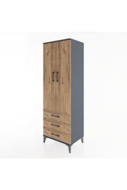 Hyperion Dolap 2 Raflı 3 Çekmeceli 2 Kapaklı 60x44x182 - S56M006V6B
