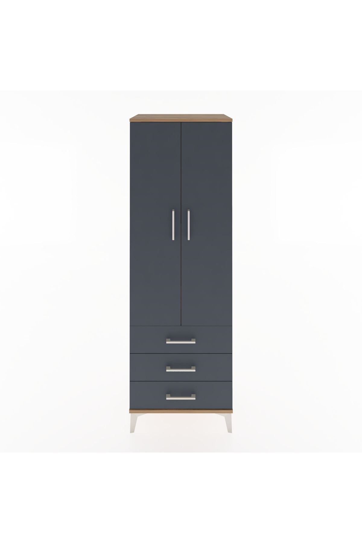 Hyperion Dolap 2 Raflı 3 Çekmeceli 2 Kapaklı 60x44x182 - S56M006V8B