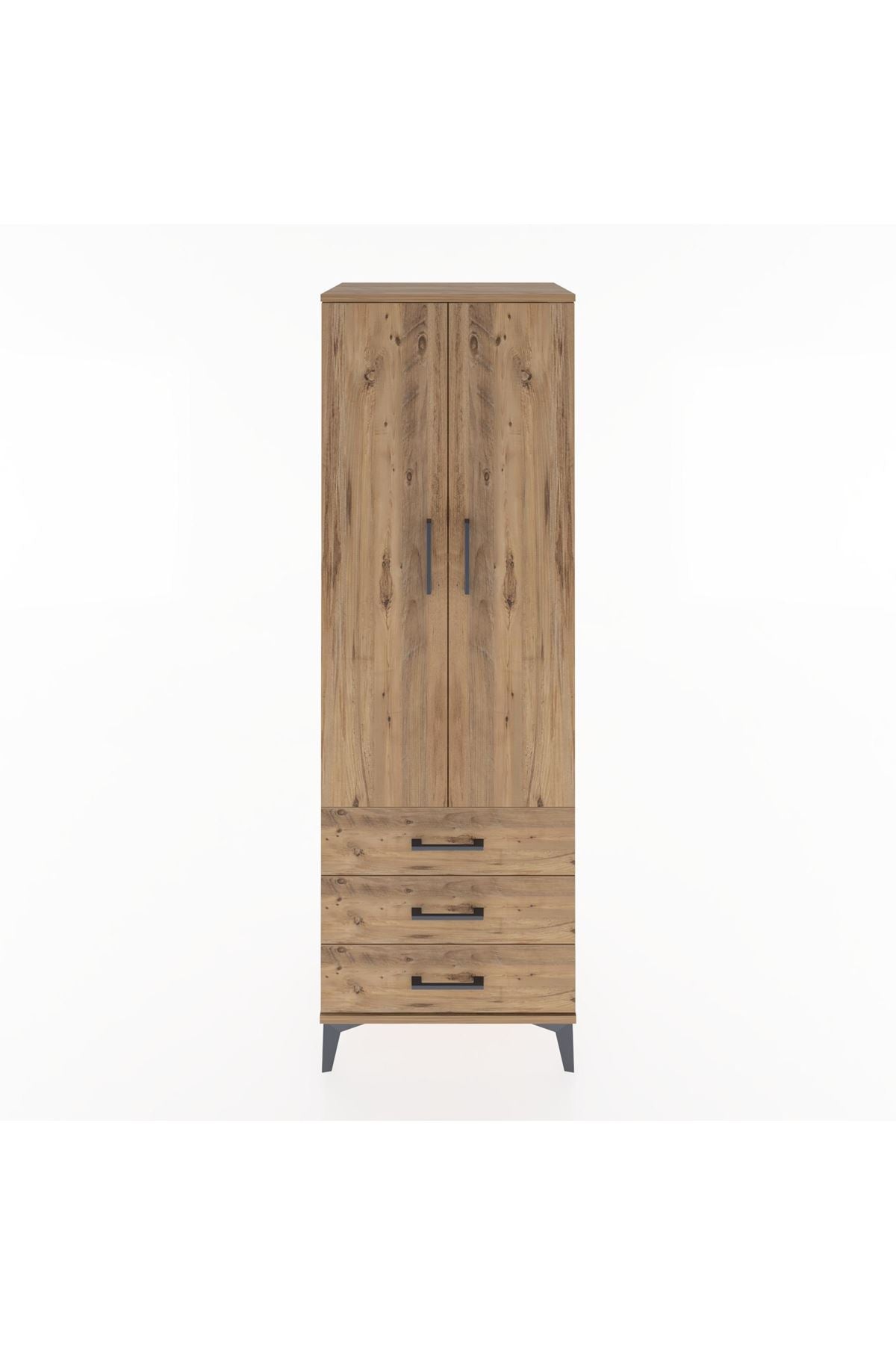 Hyperion Dolap 2 Raflı 3 Çekmeceli 2 Kapaklı 60x44x182 - S56M006V9B