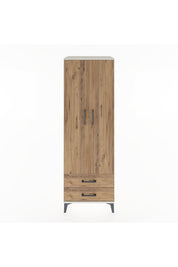 Hyperion Dolap 4 Raflı 2 Çekmeceli 2 Kapaklı 60x44x182 - S56M007V3B