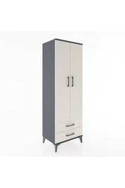 Hyperion Dolap 4 Raflı 2 Çekmeceli 2 Kapaklı 60x44x182 - S56M007V4B
