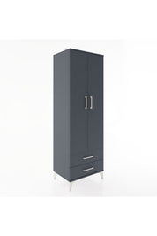 Hyperion Dolap 4 Raflı 2 Çekmeceli 2 Kapaklı 60x44x182 - S56M007V5B
