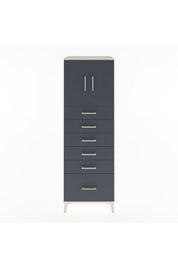 Hyperion Dolap Tek Raflı 6 Çekmeceli 2 Kapaklı 60x44x182 - S56M011V2B