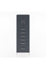 Hyperion Dolap Tek Raflı 6 Çekmeceli 2 Kapaklı 60x44x182 - S56M011V5B