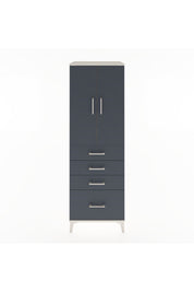 Hyperion Dolap 2 Raflı 4 Çekmeceli 2 Kapaklı 60x44x182 - S56M013V2B