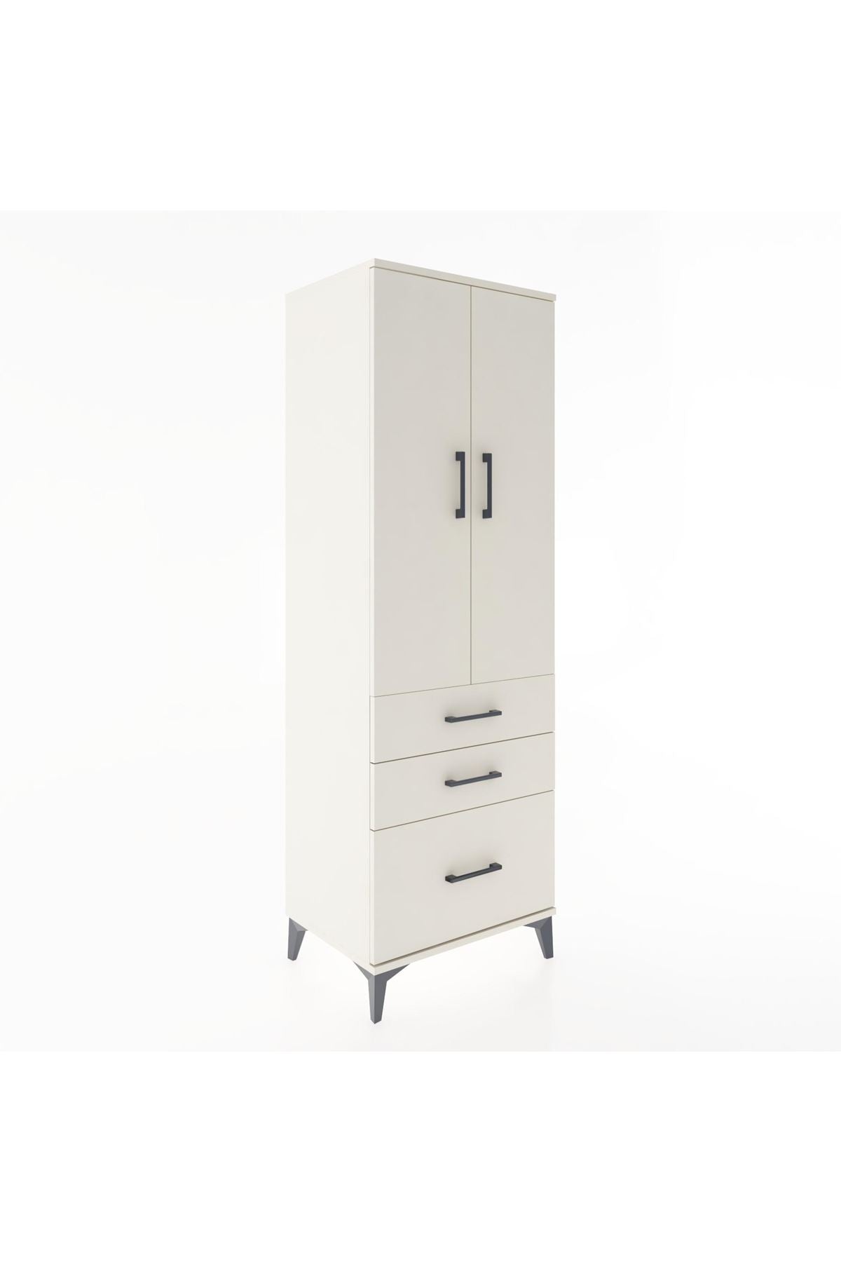 Hyperion Dolap 2 Raflı 3 Çekmeceli 2 Kapaklı 60x44x182 - S56M014V1B