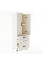 Hyperion Dolap 2 Raflı 3 Çekmeceli 2 Kapaklı 60x44x182 - S56M014V1B