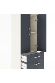 Hyperion Dolap 2 Raflı 3 Çekmeceli 2 Kapaklı 60x44x182 - S56M014V2B