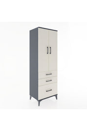 Hyperion Dolap 2 Raflı 3 Çekmeceli 2 Kapaklı 60x44x182 - S56M014V4B
