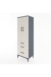 Hyperion Dolap 2 Raflı 3 Çekmeceli 2 Kapaklı 60x44x182 - S56M014V4B