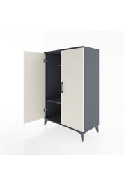 Hyperion Dolap Tek Raflı 2 Kapaklı Tek Askılı 88x44x134 - S51M112V4B
