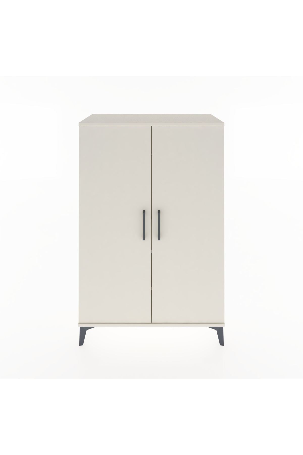 Hyperion Dolap 2 Raflı 2 Kapaklı Tek Askılı 88x44x134 - S51M113V1B