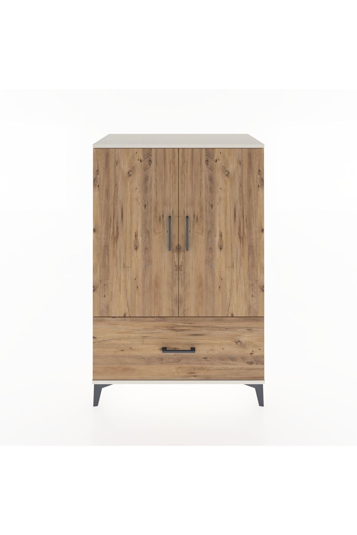 Hyperion Dolap Tek Raflı Tek Çekmeceli Tek Askılı 88x44x134 - S51M114V3B