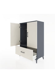 Hyperion Dolap Tek Raflı Tek Çekmeceli Tek Askılı 88x44x134 - S51M114V4B