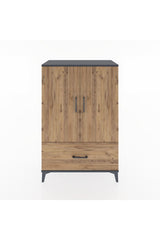 Hyperion Dolap Tek Raflı Tek Çekmeceli Tek Askılı 88x44x134