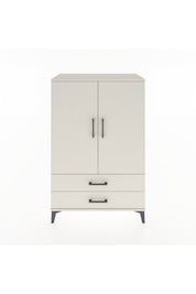 Hyperion Dolap Tek Raflı 2 Çekmeceli Tek Askılı 88x44x134 - S51M115V1B