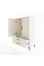 Hyperion Dolap Tek Raflı 2 Çekmeceli Tek Askılı 88x44x134 - S51M115V1B