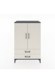 Hyperion Dolap Tek Raflı 2 Çekmeceli Tek Askılı 88x44x134 - S51M115V4B