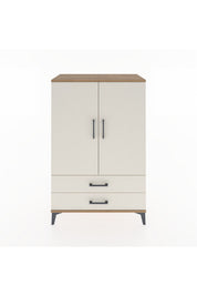 Hyperion Dolap Tek Raflı 2 Çekmeceli Tek Askılı 88x44x134 - S51M115V7B