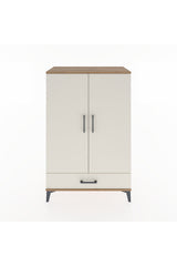 Hyperion Dolap Tek Raflı Tek Çekmeceli Tek Askılı 88x44x134