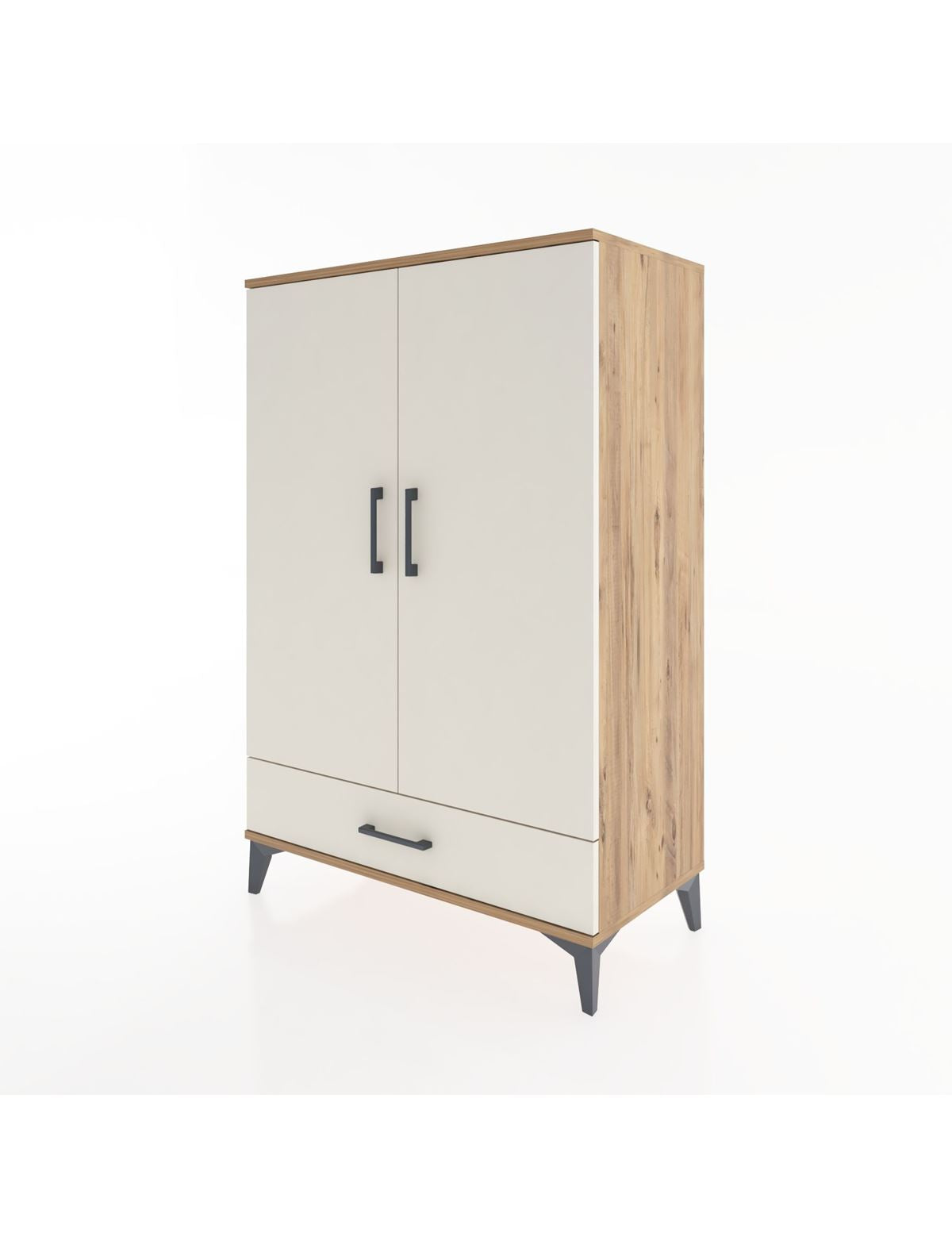 Hyperion Dolap Tek Raflı Tek Çekmeceli Tek Askılı 88x44x134 - S51M116V7B
