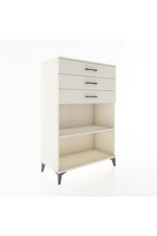 Hyperion Dolap Tek Raflı 3 Çekmeceli 88x44x134 - S51M121V1B