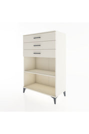 Hyperion Dolap Tek Raflı 3 Çekmeceli 88x44x134 - S51M121V1B