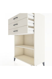 Hyperion Dolap Tek Raflı 3 Çekmeceli 88x44x134 - S51M121V1B