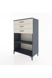Hyperion Dolap Tek Raflı 3 Çekmeceli 88x44x134 - S51M121V4B