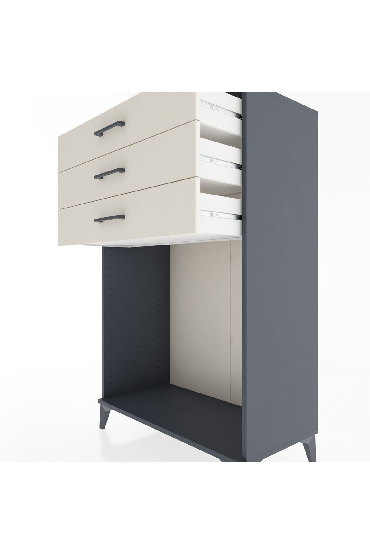 Hyperion Dolap 3 Çekmeceli 88x44x134 - S51M122V4B