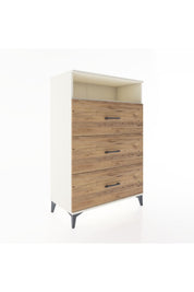 Hyperion Dolap Tek Raflı 3 Çekmeceli 88x44x134 - S51M123V3B