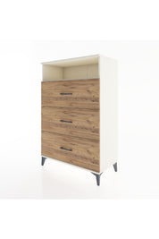 Hyperion Dolap Tek Raflı 3 Çekmeceli 88x44x134 - S51M123V3B